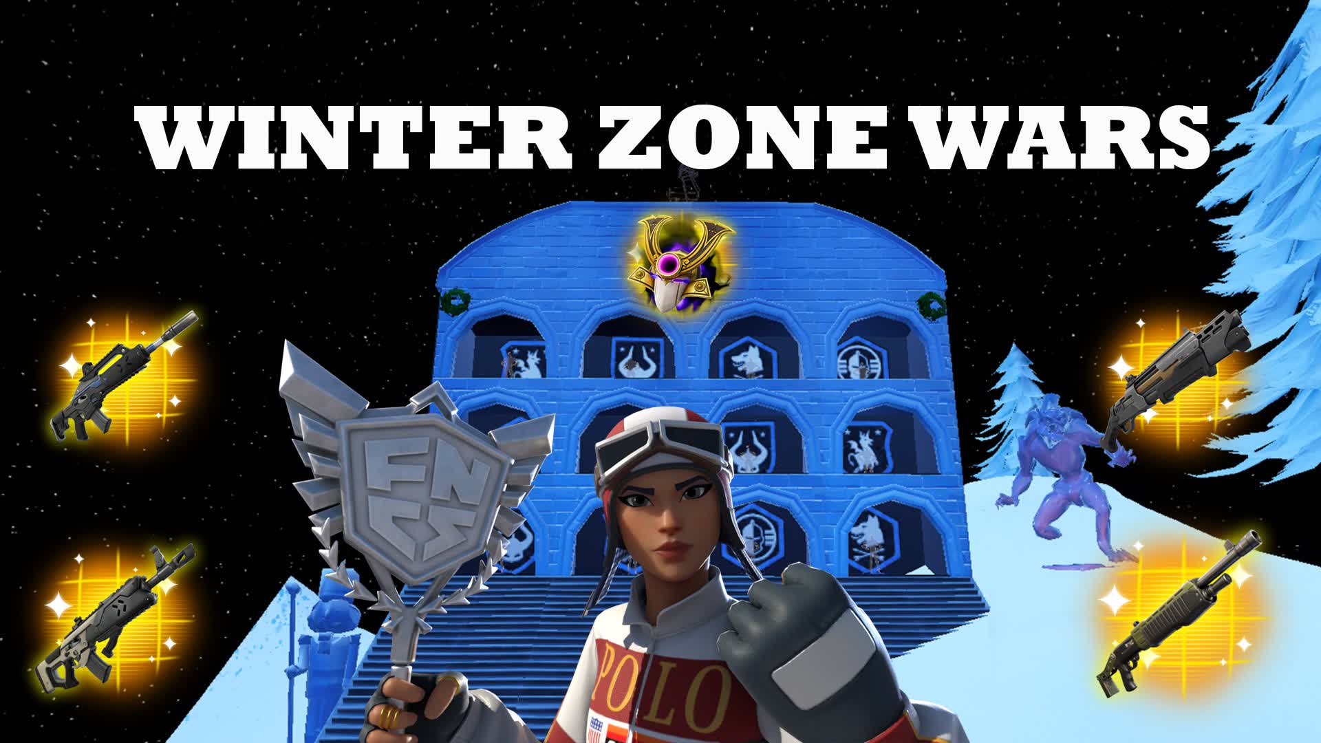 Winter Zone Wars โ Fortnite Creative map