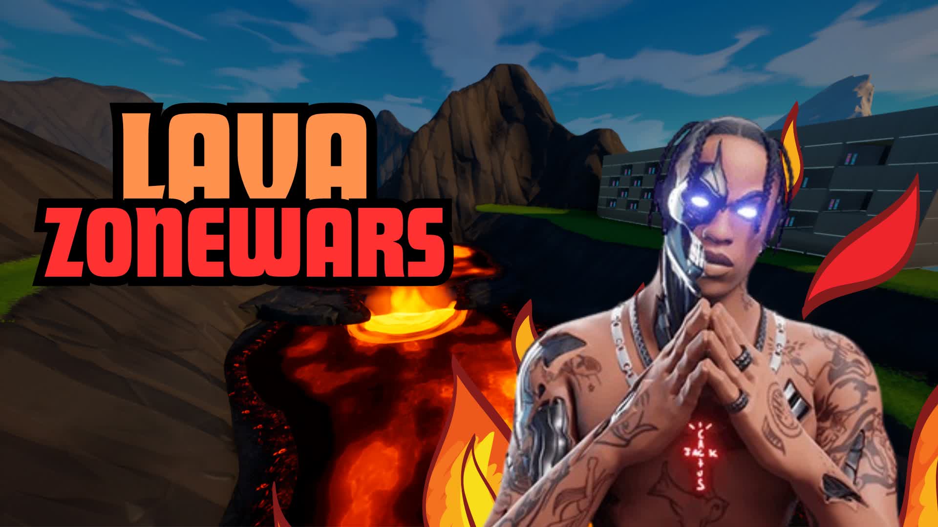 ZONE WARS LAVA🔥 — Fortnite Creative map