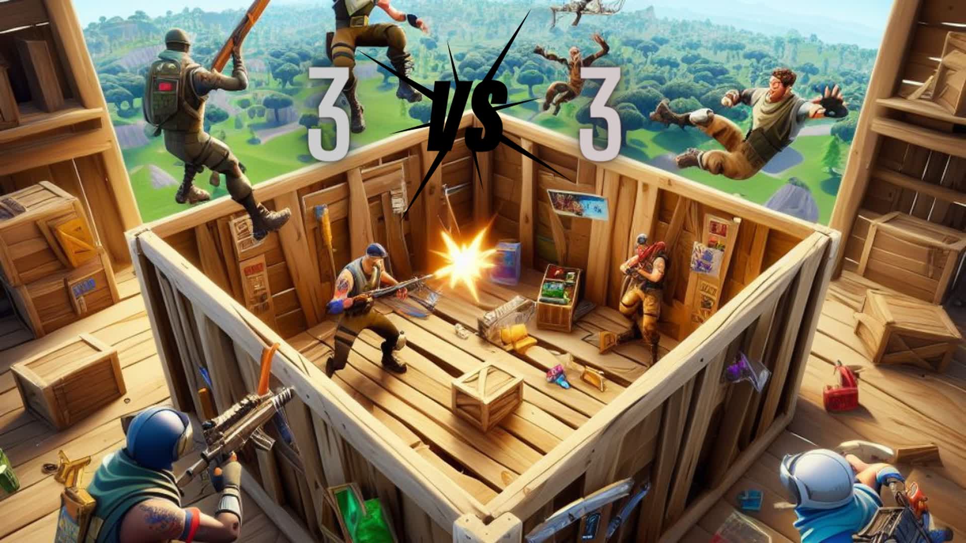 π¦ BOX PVP (3v3)π¦ β Fortnite Creative map