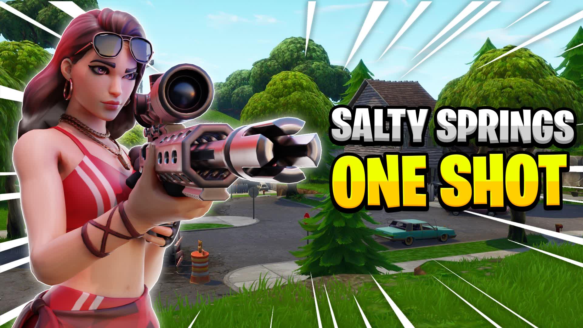 SALTY SPRINGS ONE SHOT💥 — Fortnite Creative map