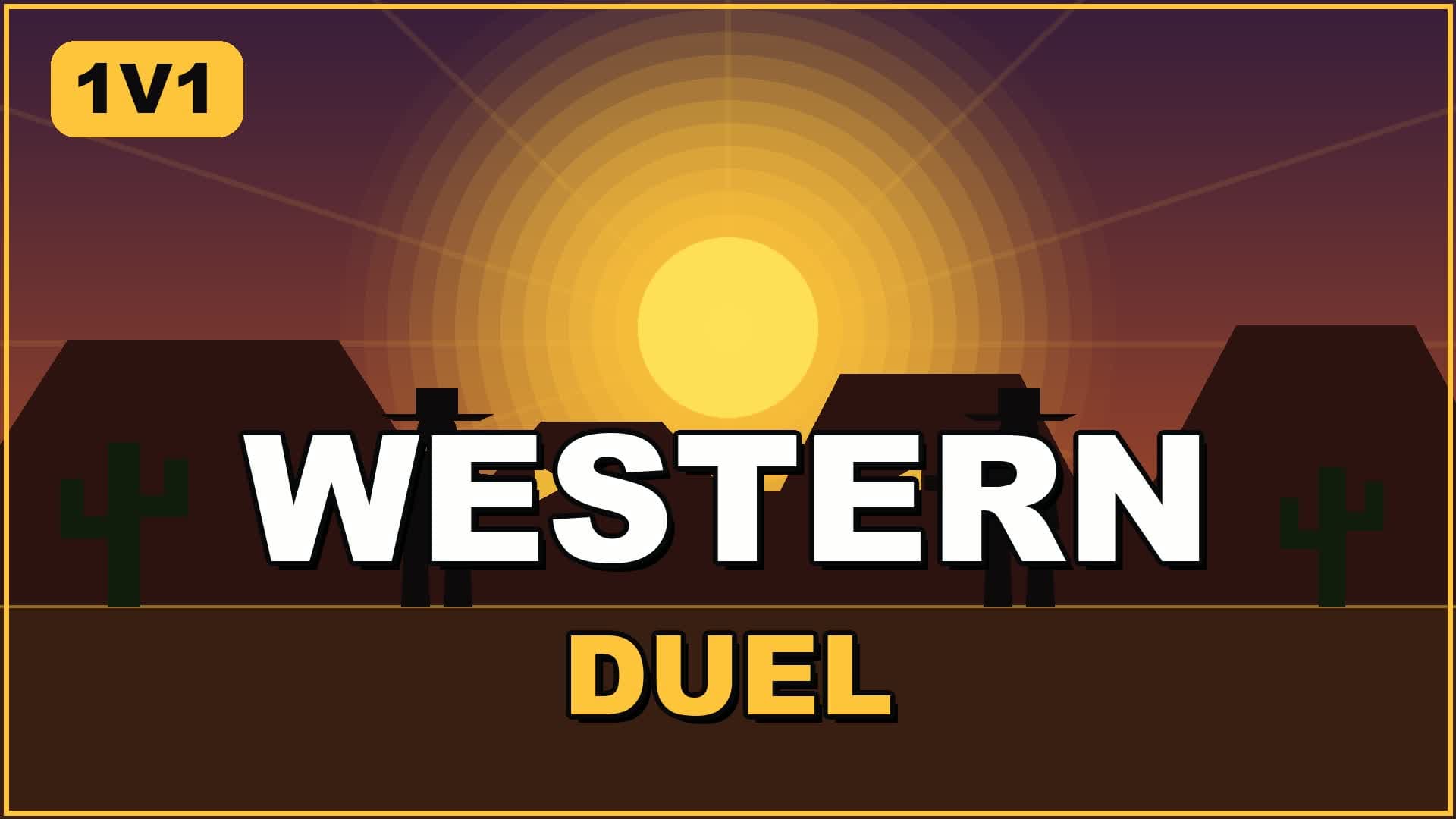 Western Duel: High Noon 1v1 Showdown — Fortnite Creative map