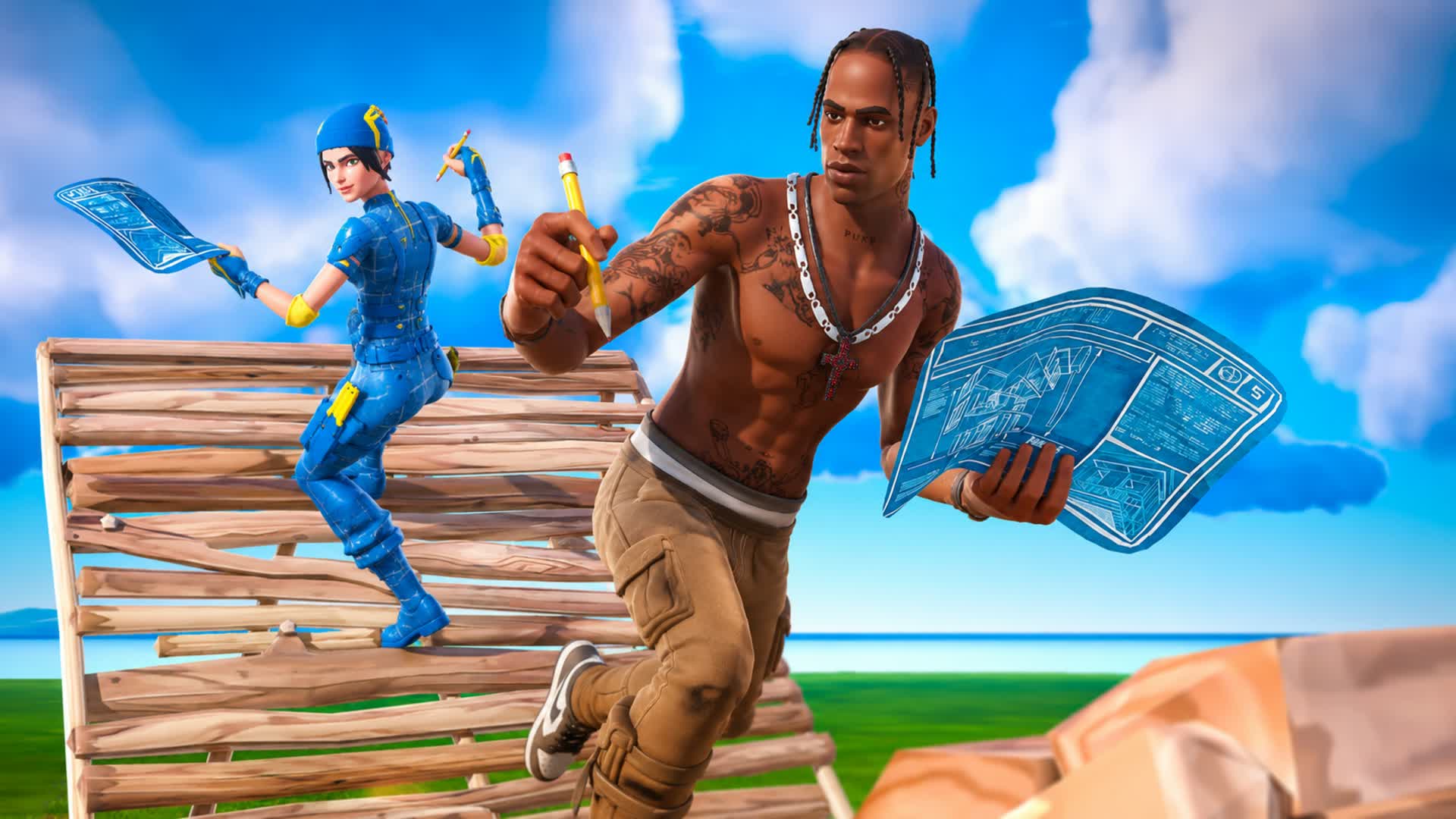 1V1 BUILD FIGHT CODATZ β Fortnite Creative map