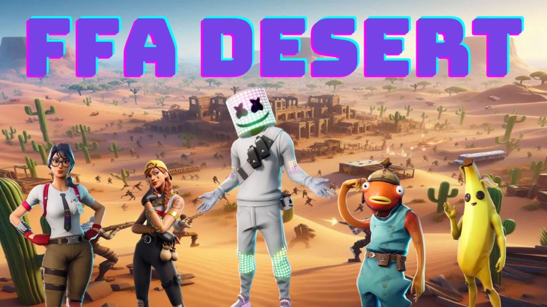 Desert Zone Wars — Fortnite Creative map