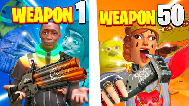 MEMECITY GUN GAME! — Fortnite Creative map