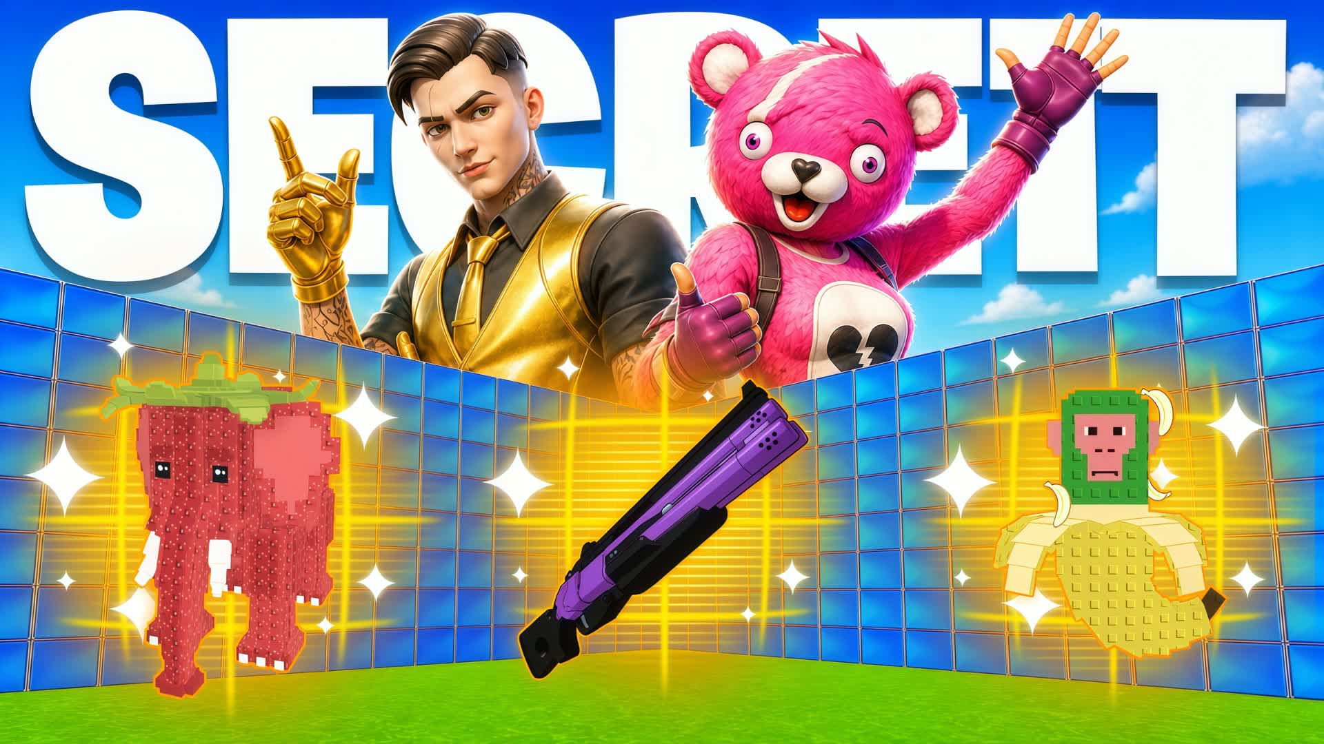 SECRET 1V1 FFA - ALL GUNS FFA β Fortnite Creative map