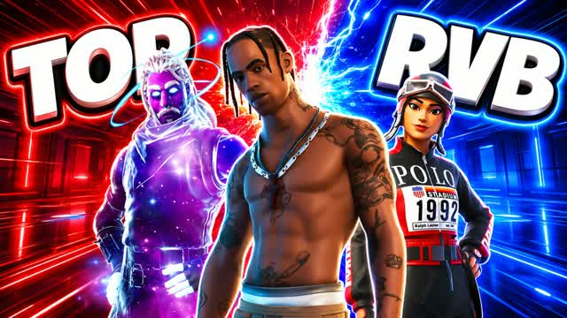 RED VS BLUE SKINS UNC - سوبر تلتد — Fortnite Creative map