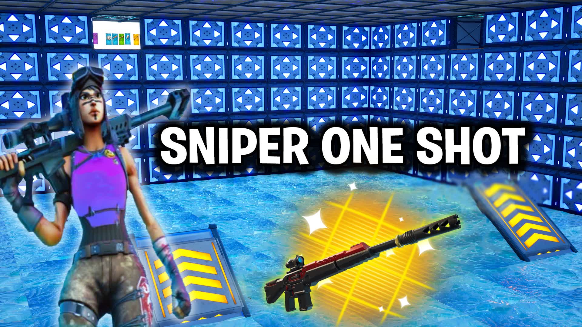 Sniper One Shot ⭐ ICE — Fortnite Creative map