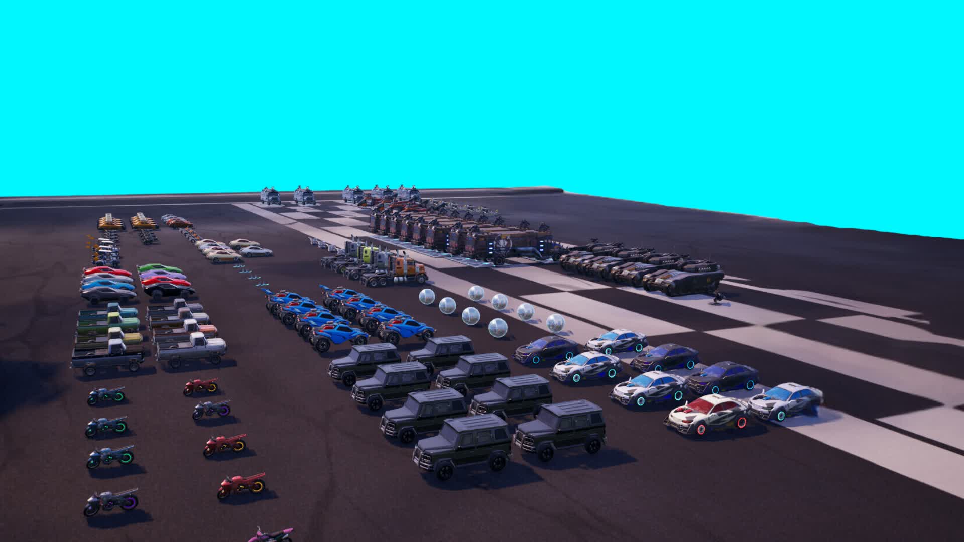 NOVOS CARROS LOUCOS FREE FOR ALL — Fortnite Creative map