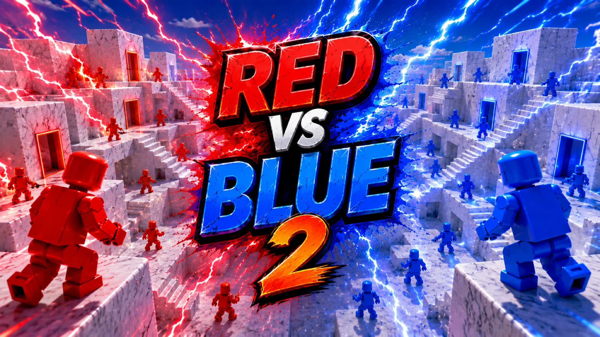 RED VS BLUE GAMES β Fortnite Creative map