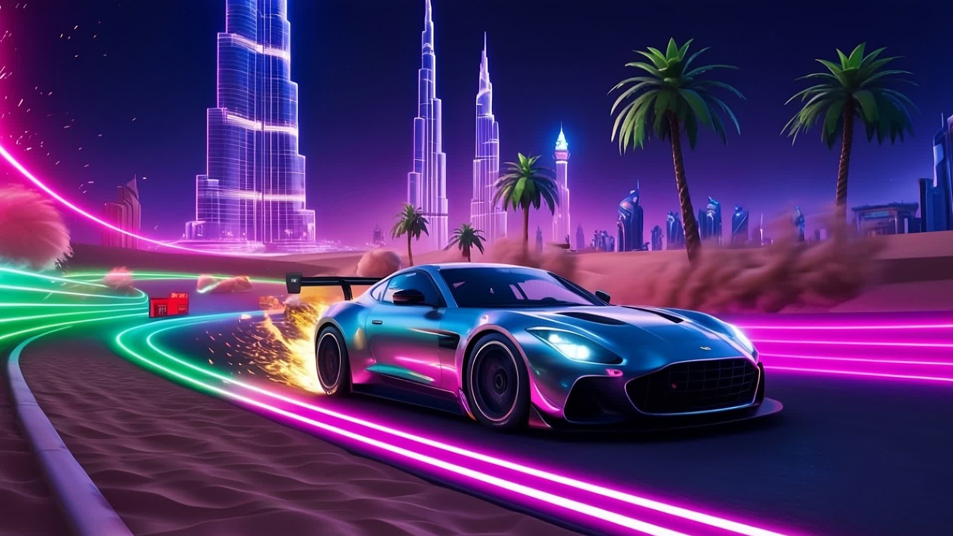 DUBAI RACE πͺ β Fortnite Creative map
