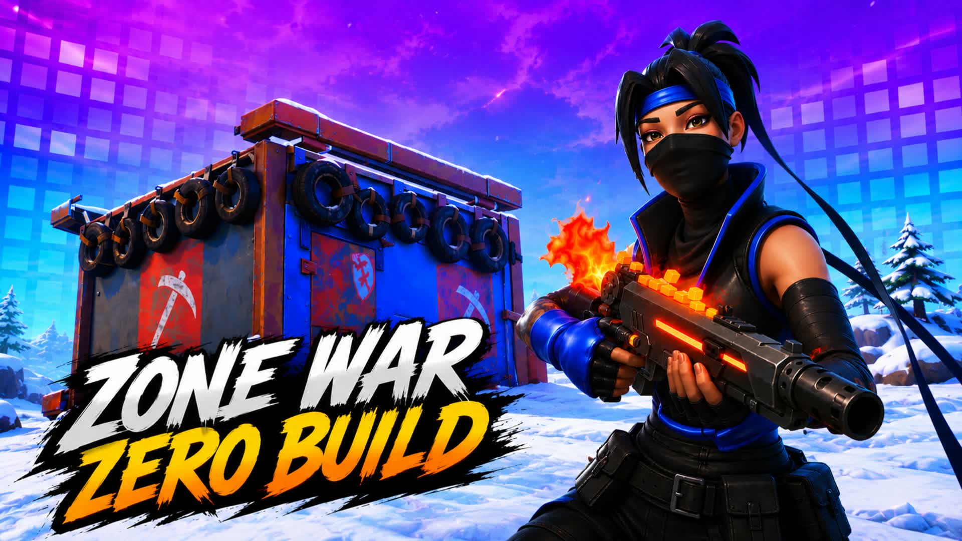 Zone War Zero Build — Fortnite Creative map
