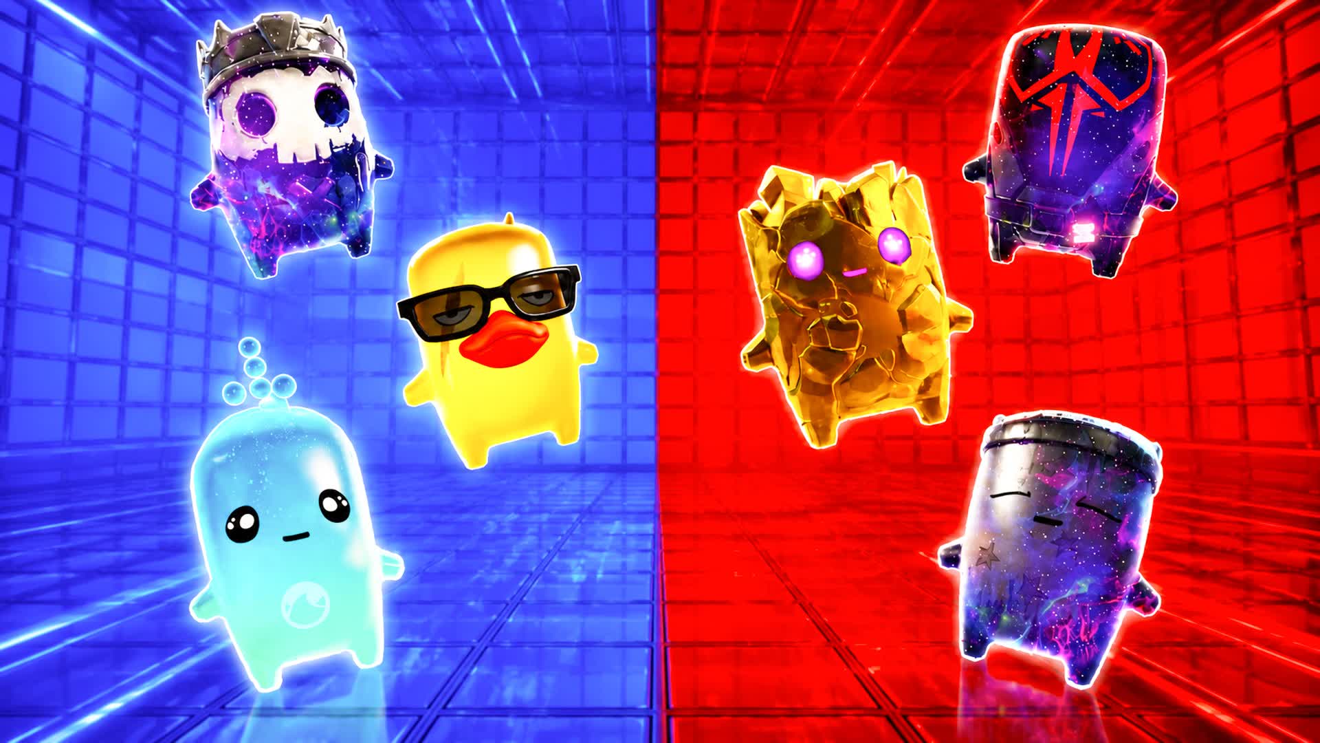 π΄π΅ RED VS BLUE π΄π΅ WOW! β Fortnite Creative map