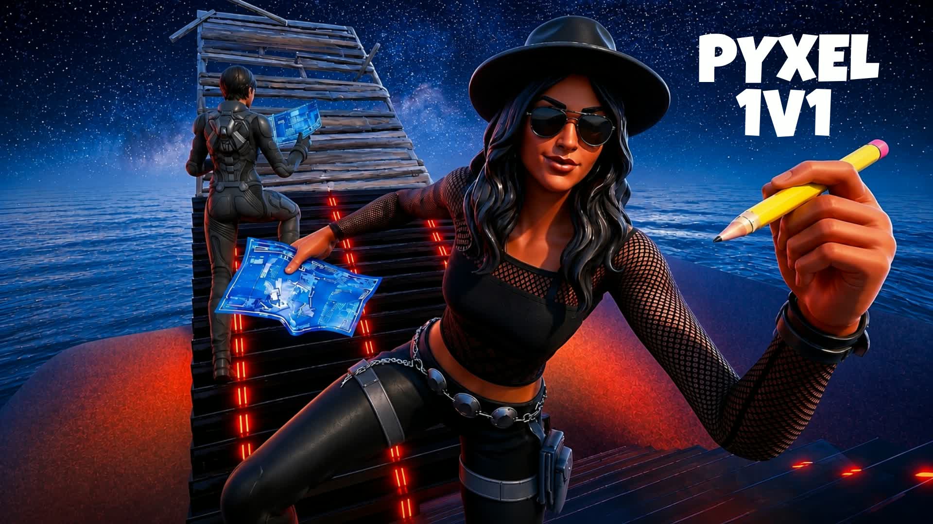 PYXEL 1v1 - BUILD FIGHT β Fortnite Creative map