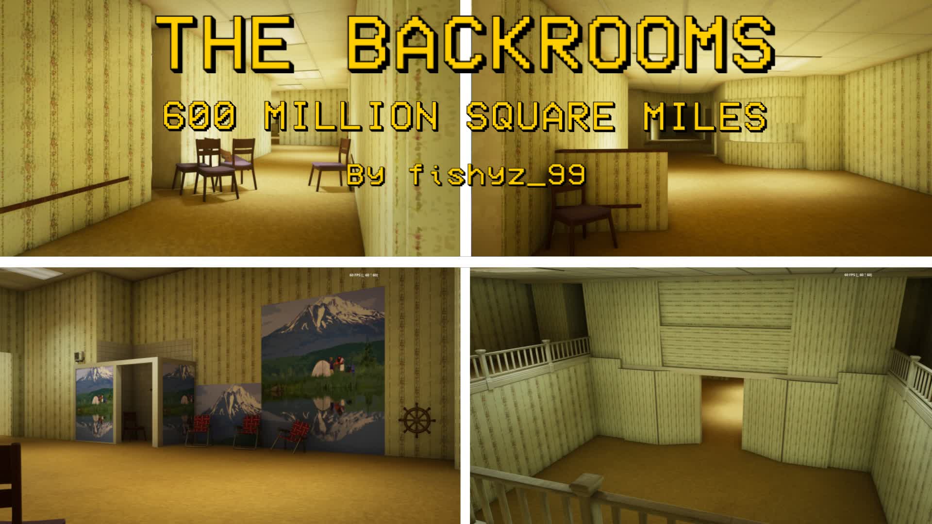 The Backrooms: 600 million square miles — Fortnite Creative map