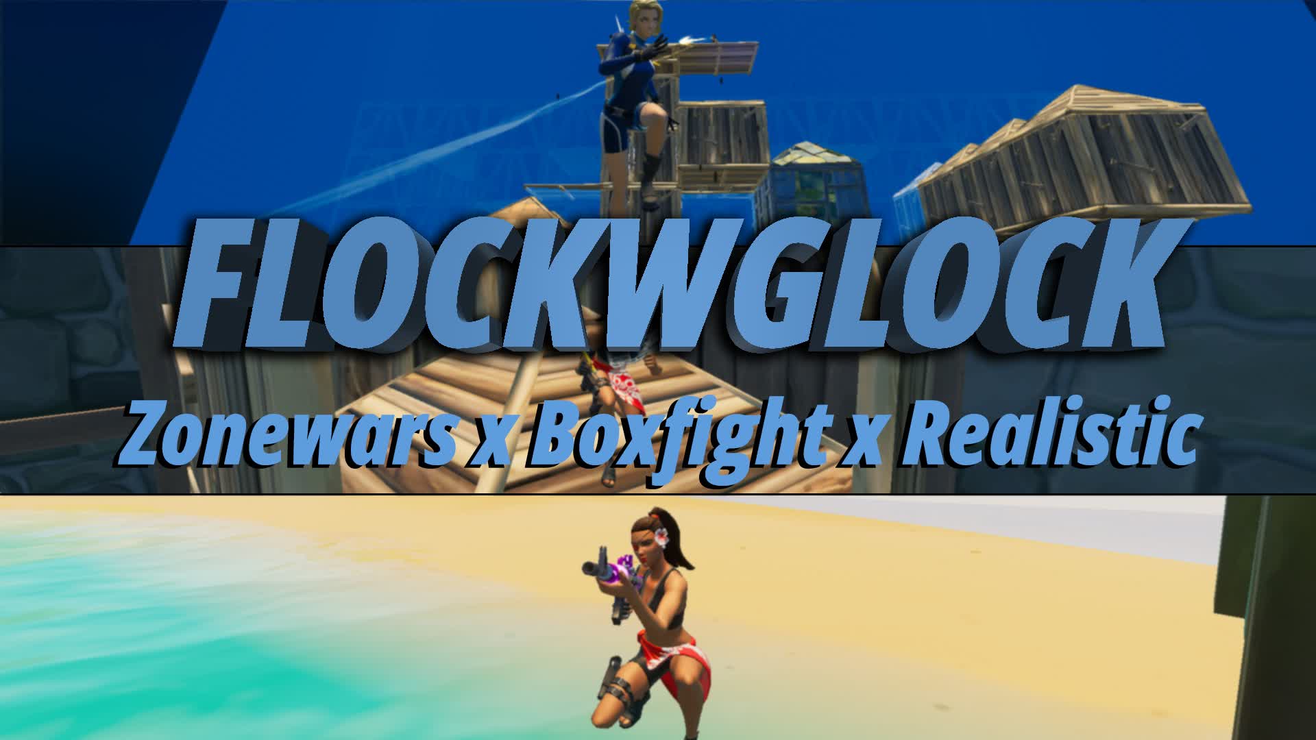 Zone wars x Boxfight x Realistic — Fortnite Creative map
