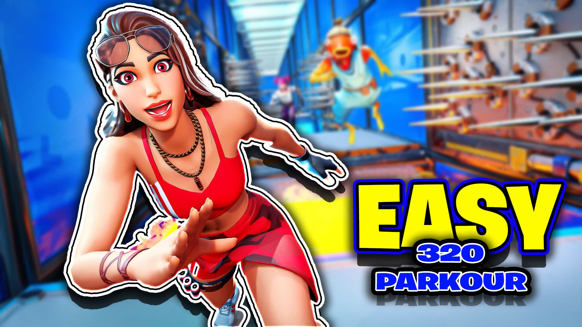 FUNNY Parkour β Fortnite Creative map