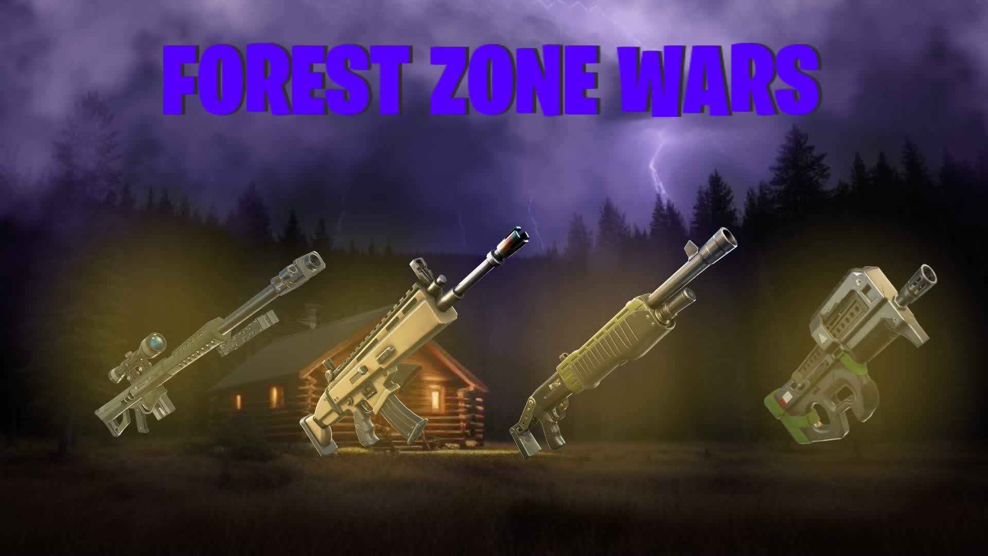 FOREST Zone Wars — Fortnite Creative map