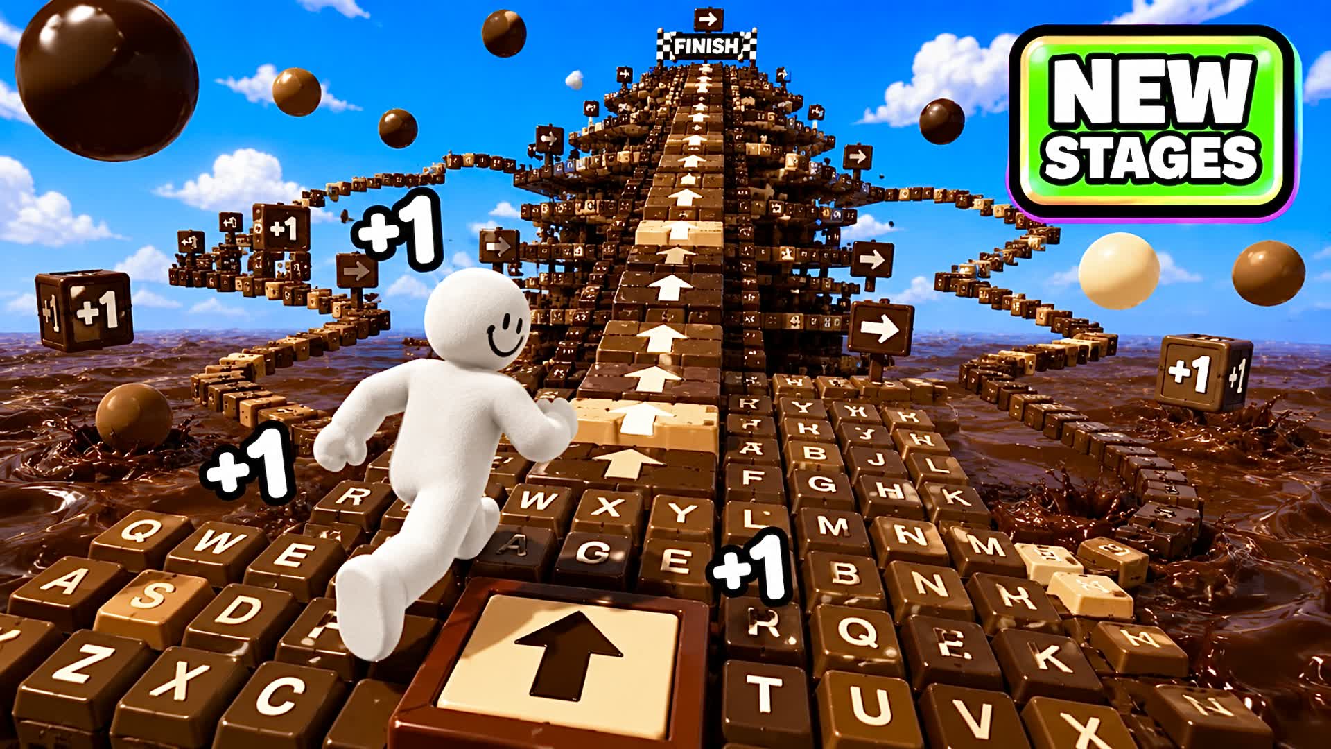+1 Speed Keyboard TOWER ESCAPE — Fortnite Creative map