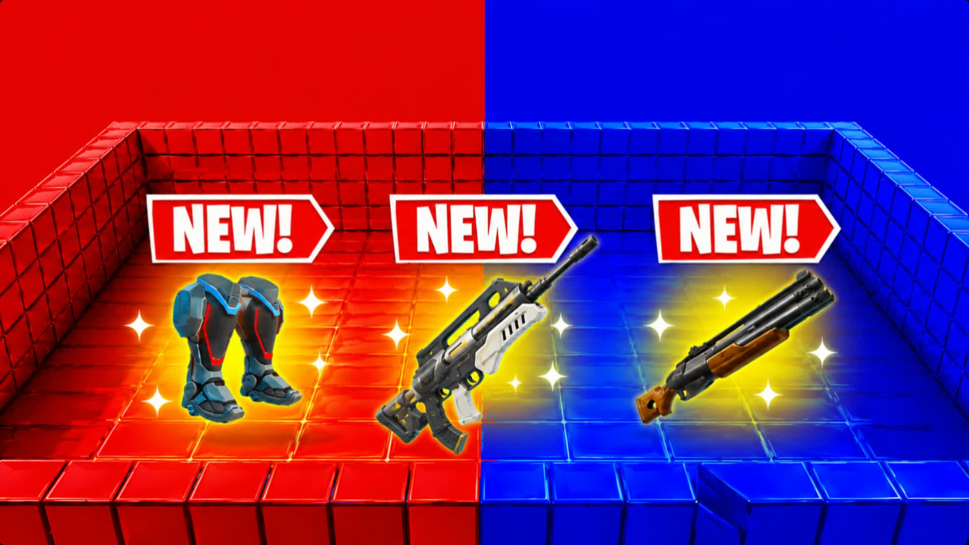 Velocity Red vs Blue — Fortnite Creative map