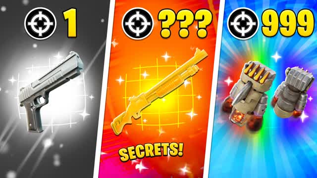 🔫THE SHARK GUN GAME🎯ONE SHOT🎯 — Fortnite Creative map