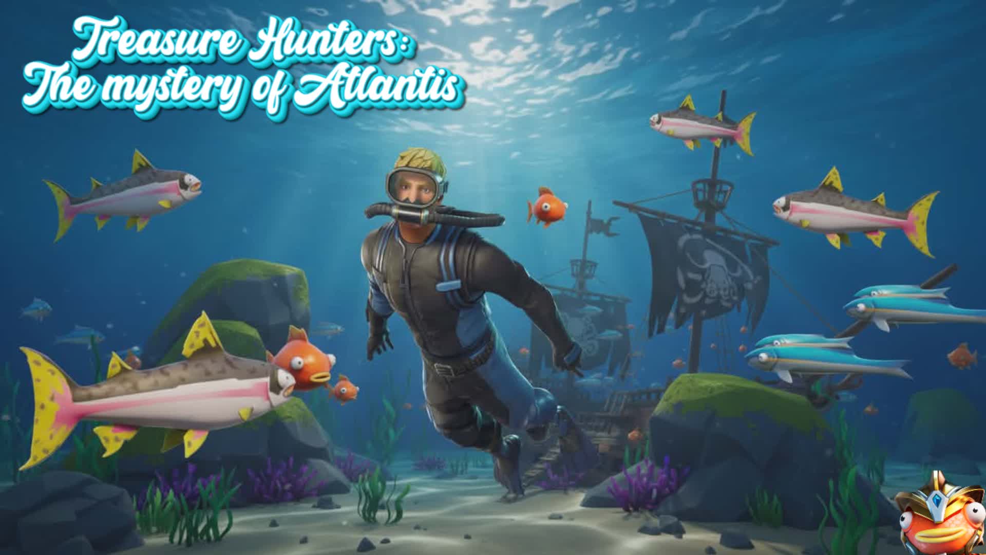 Treasure Hunters:The mystery of Atlantis — Fortnite Creative map