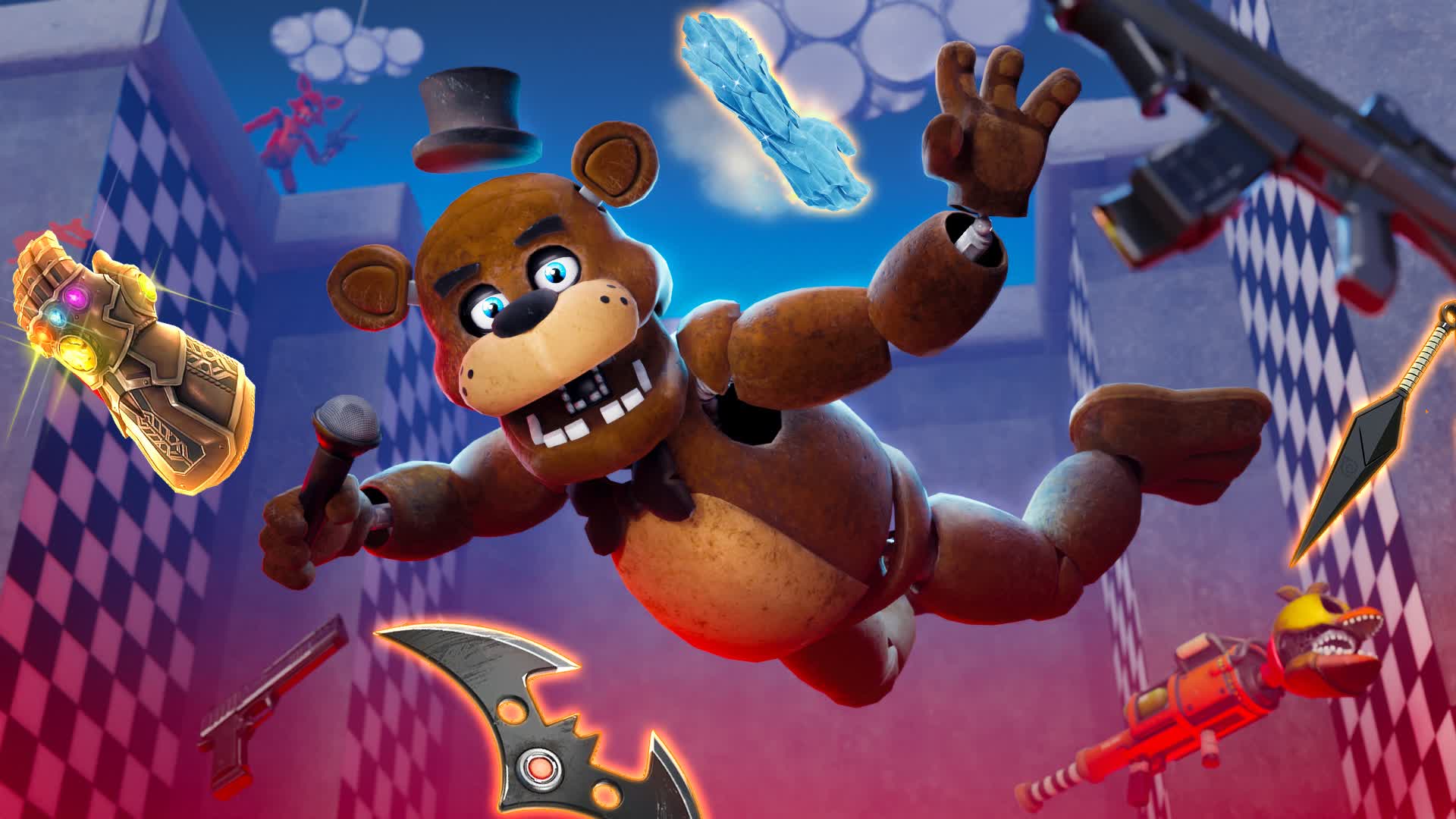 FNAF PIT 🧸 - FREE FOR ALL — Fortnite Creative map