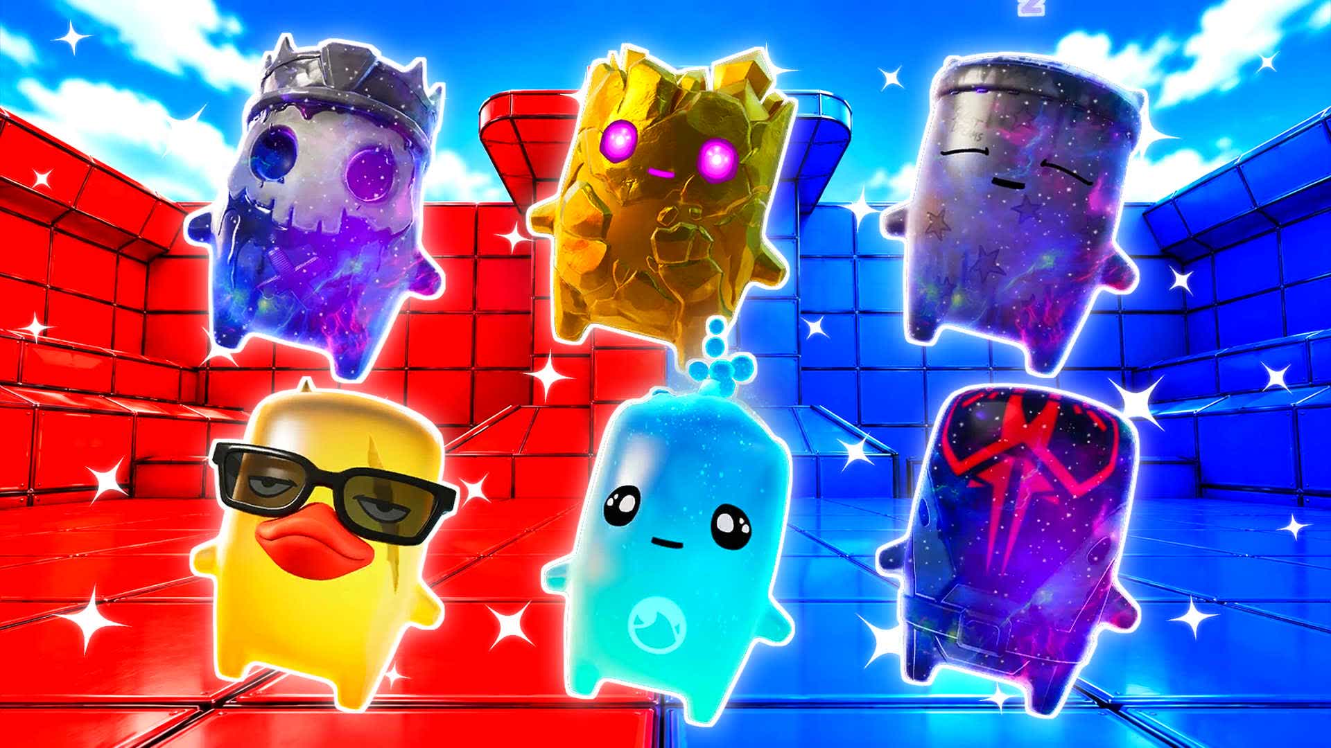 UNYIELDING RED VS BLUE π΄π΅ β Fortnite Creative map