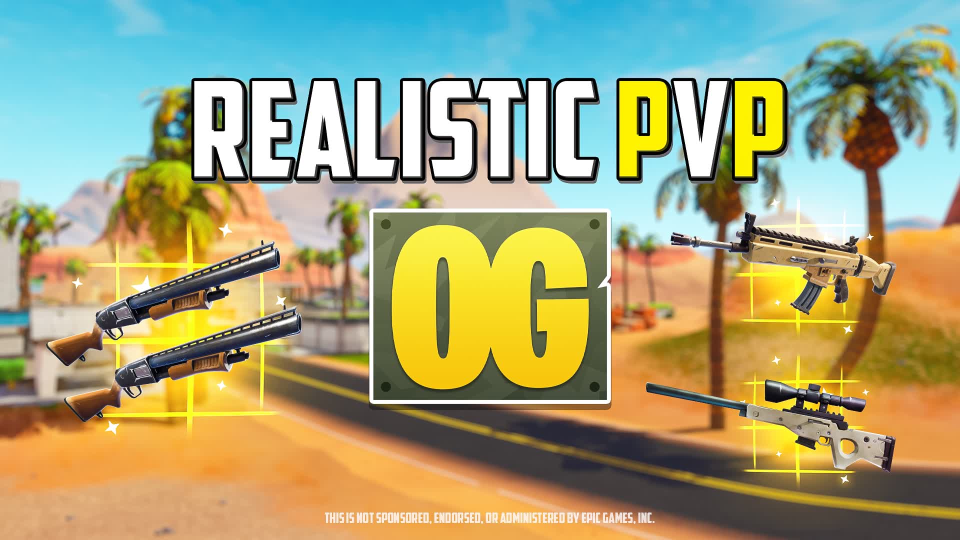 Realistic PVP OG - Free For All — Fortnite Creative map