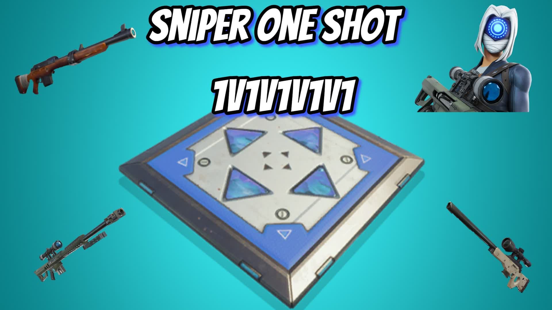 SNIPER Trickshot — Fortnite Creative map