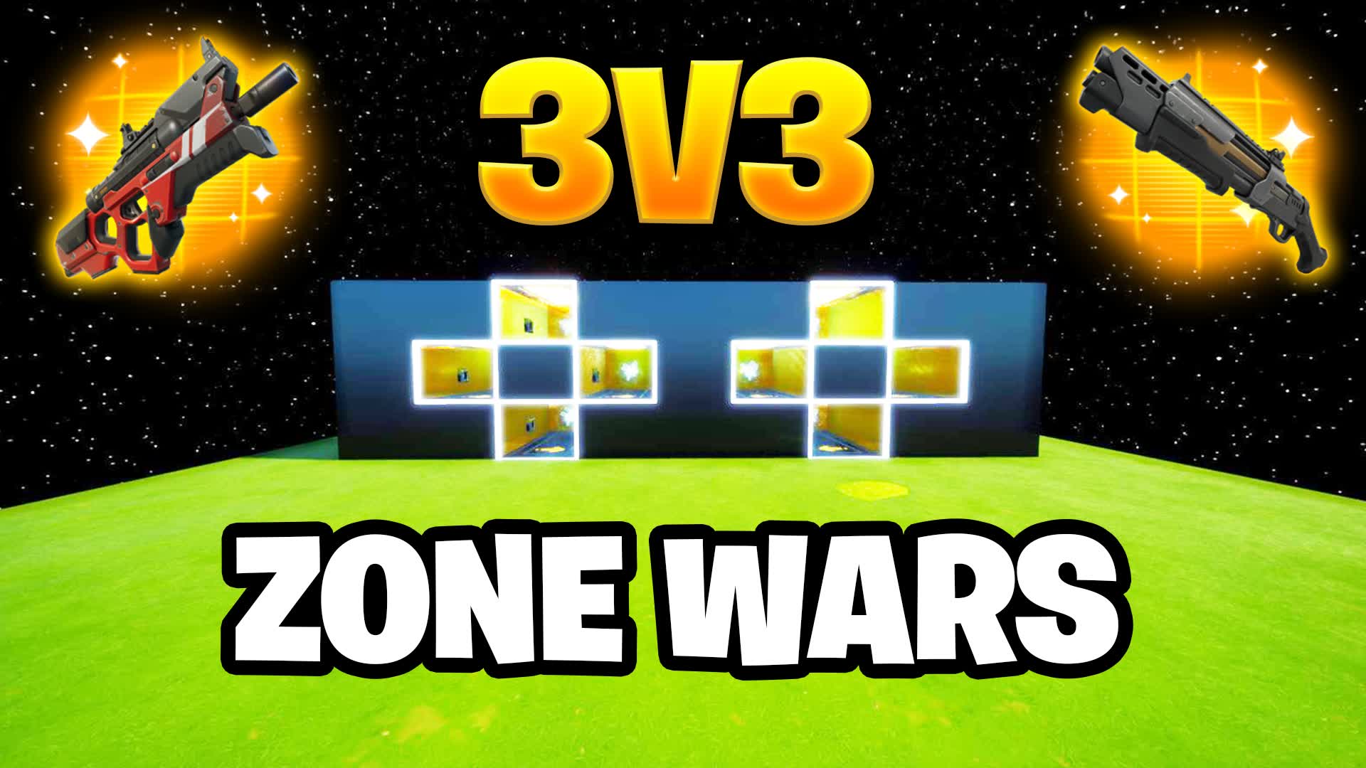 ⭐3V3 ZONE WARS⭐ — Fortnite Creative map