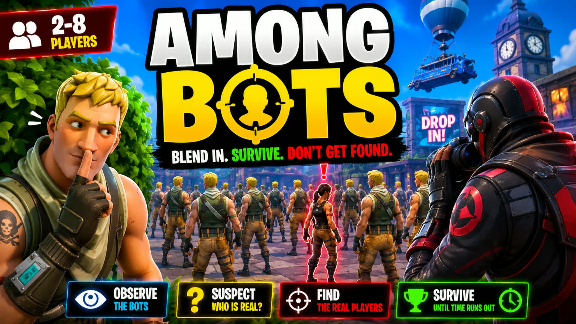 Among Bots — Fortnite Creative map