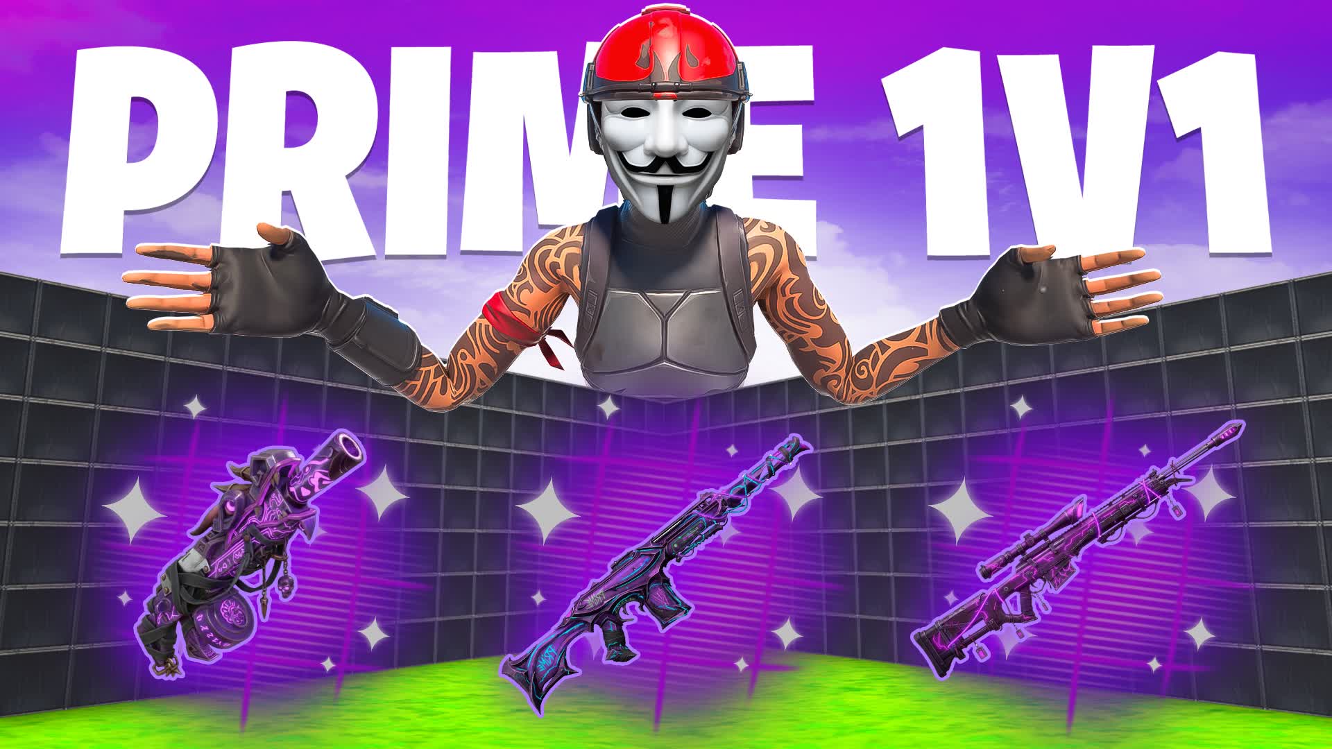 PRIME 1V1 ⭐ FREE FOR ALL ⭐ ALL GUNS — Fortnite Creative map