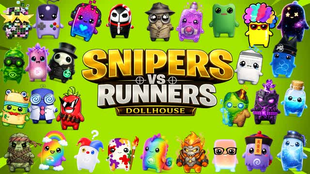 SNIPERS VS RUNNERS DOLLHOUSE LTM โ Fortnite Creative map