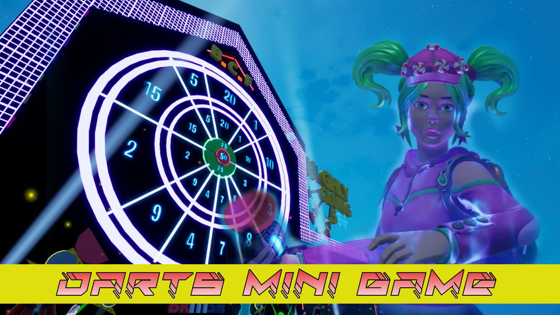 DARTS MINI GAME — Fortnite Creative map