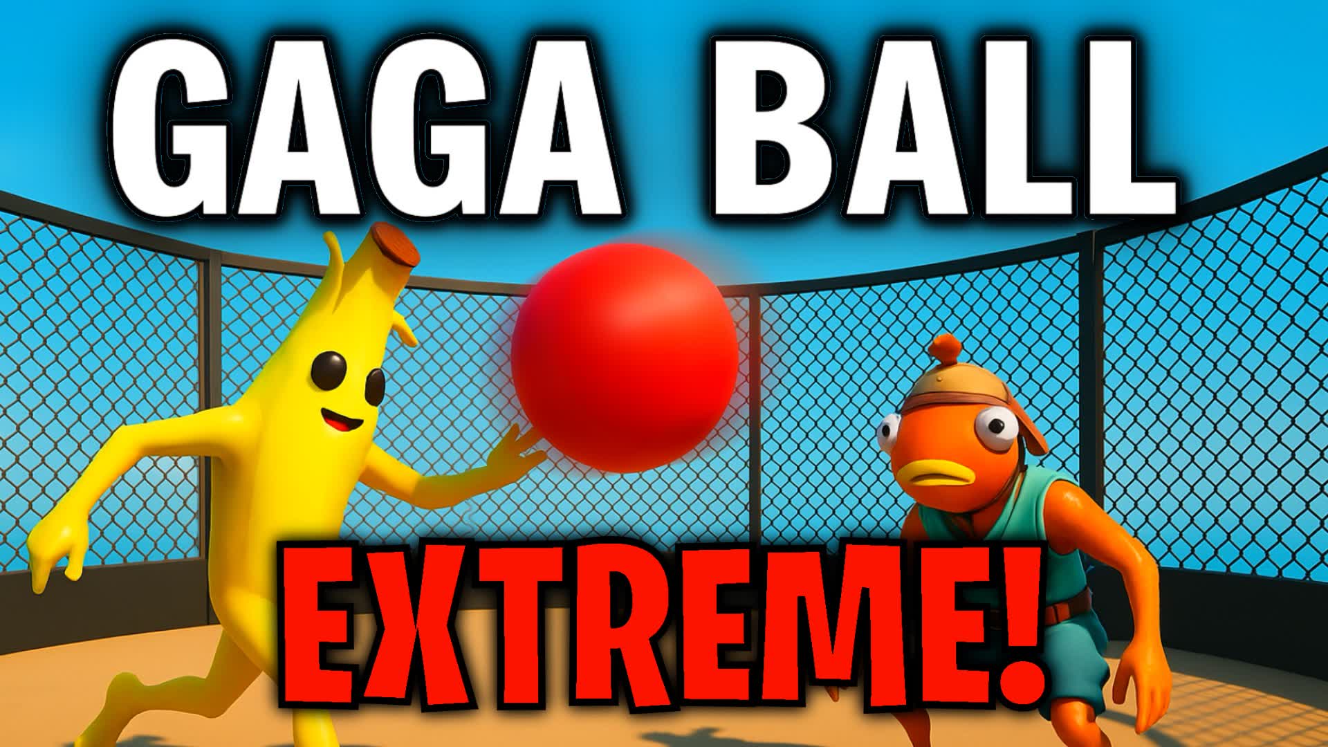 GAGA BALL EXTREME Blade Easy Party Game — Fortnite Creative map