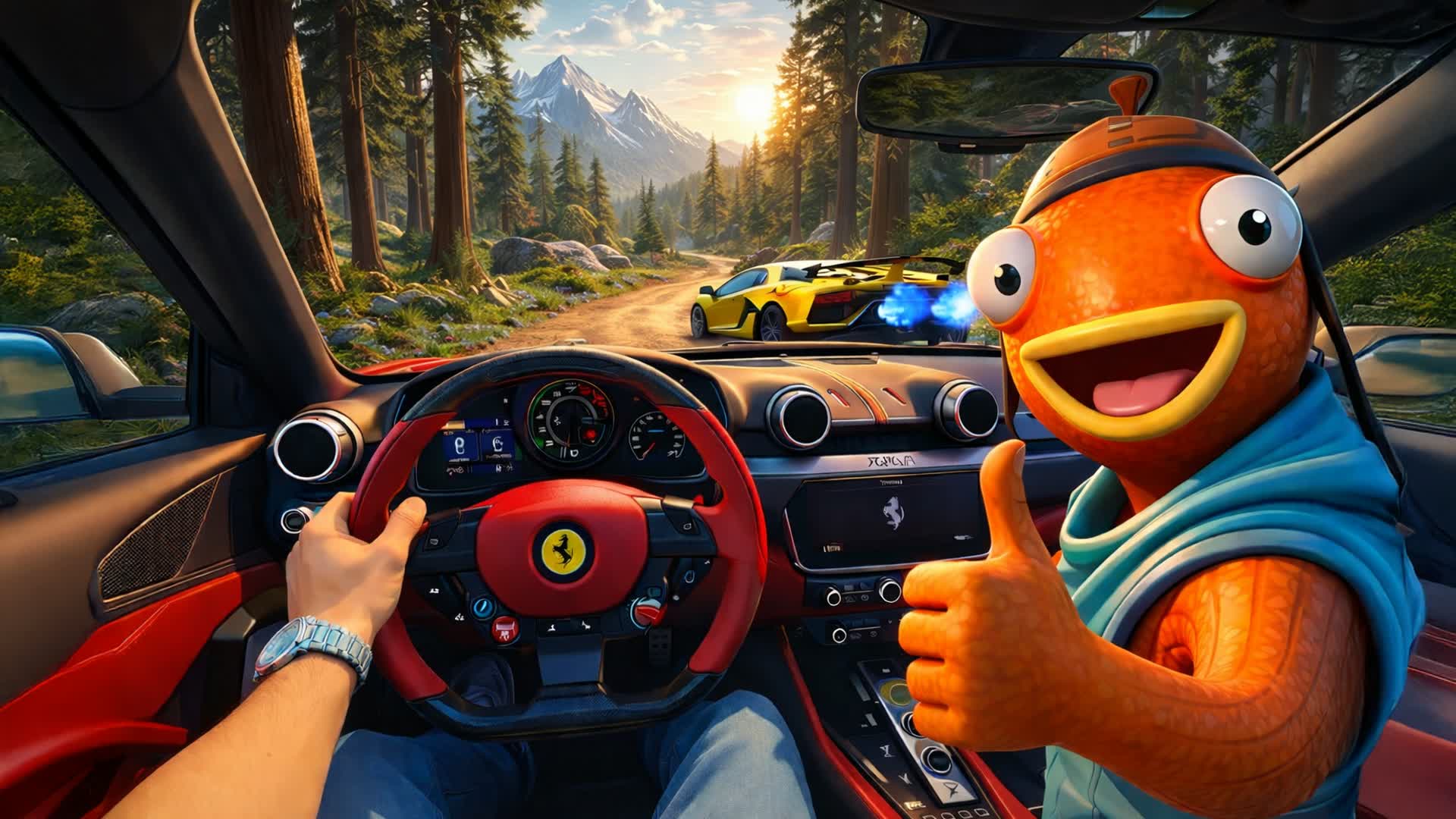 First Person Driving π Simulator β Fortnite Creative map