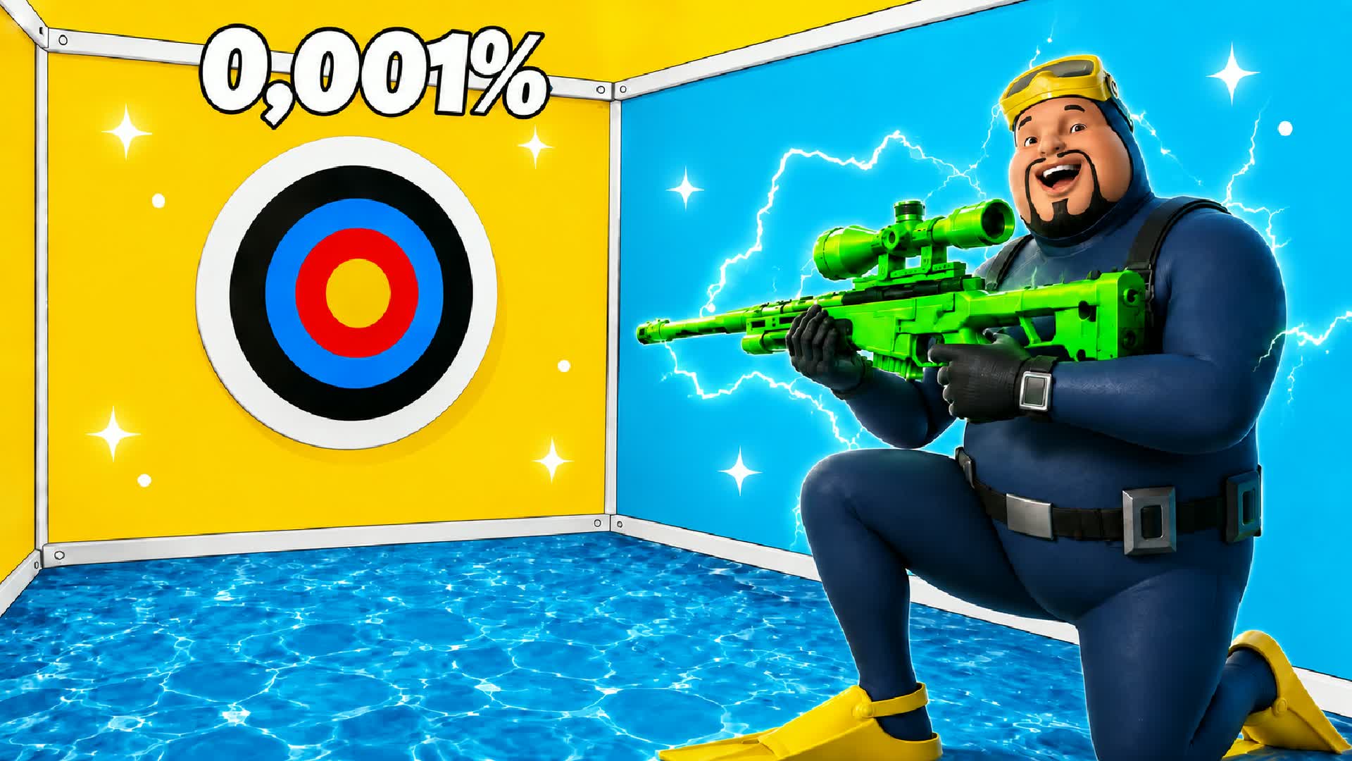 MEGA TRICKSHOT UNC 75+ EASY LEVELS — Fortnite Creative map