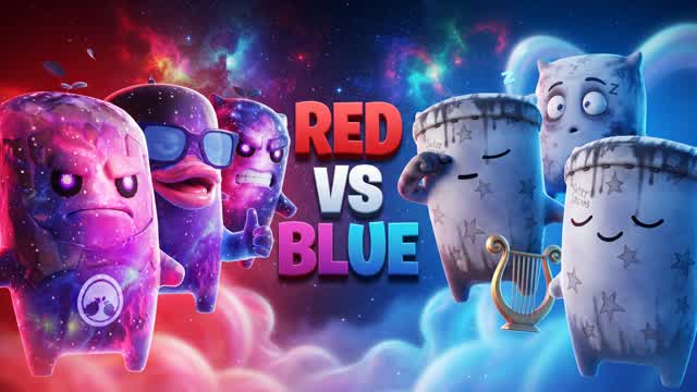 HOLY RED VS BLUE ๐ต๐ด โ Fortnite Creative map
