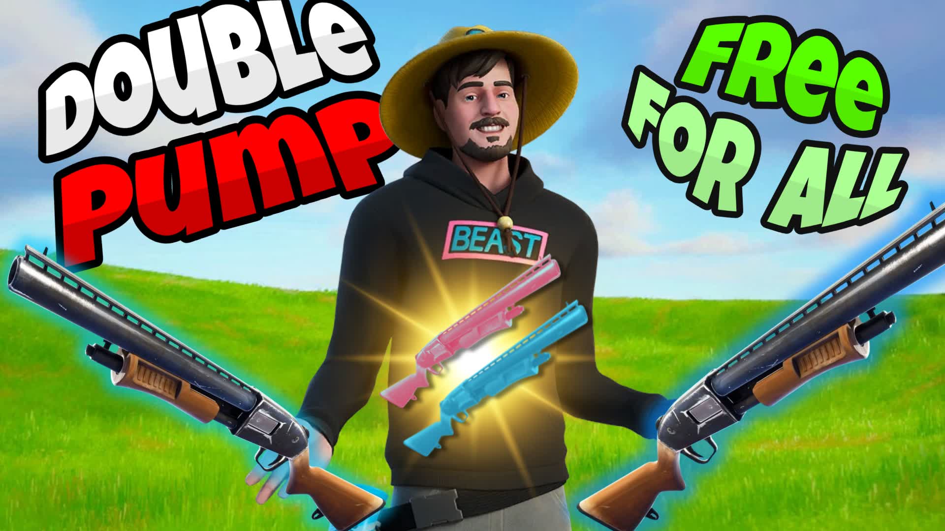 Double Pump FFA — Fortnite Creative map