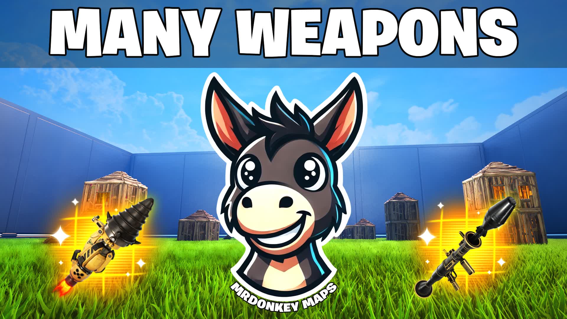 MANY WEAPONS - FREE FOR ALL β Fortnite Creative map