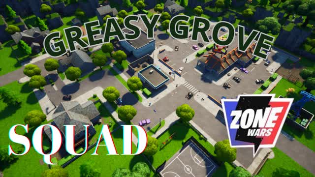 OG GREASY GROVE SQUAD ZONE WARS — Fortnite Creative map