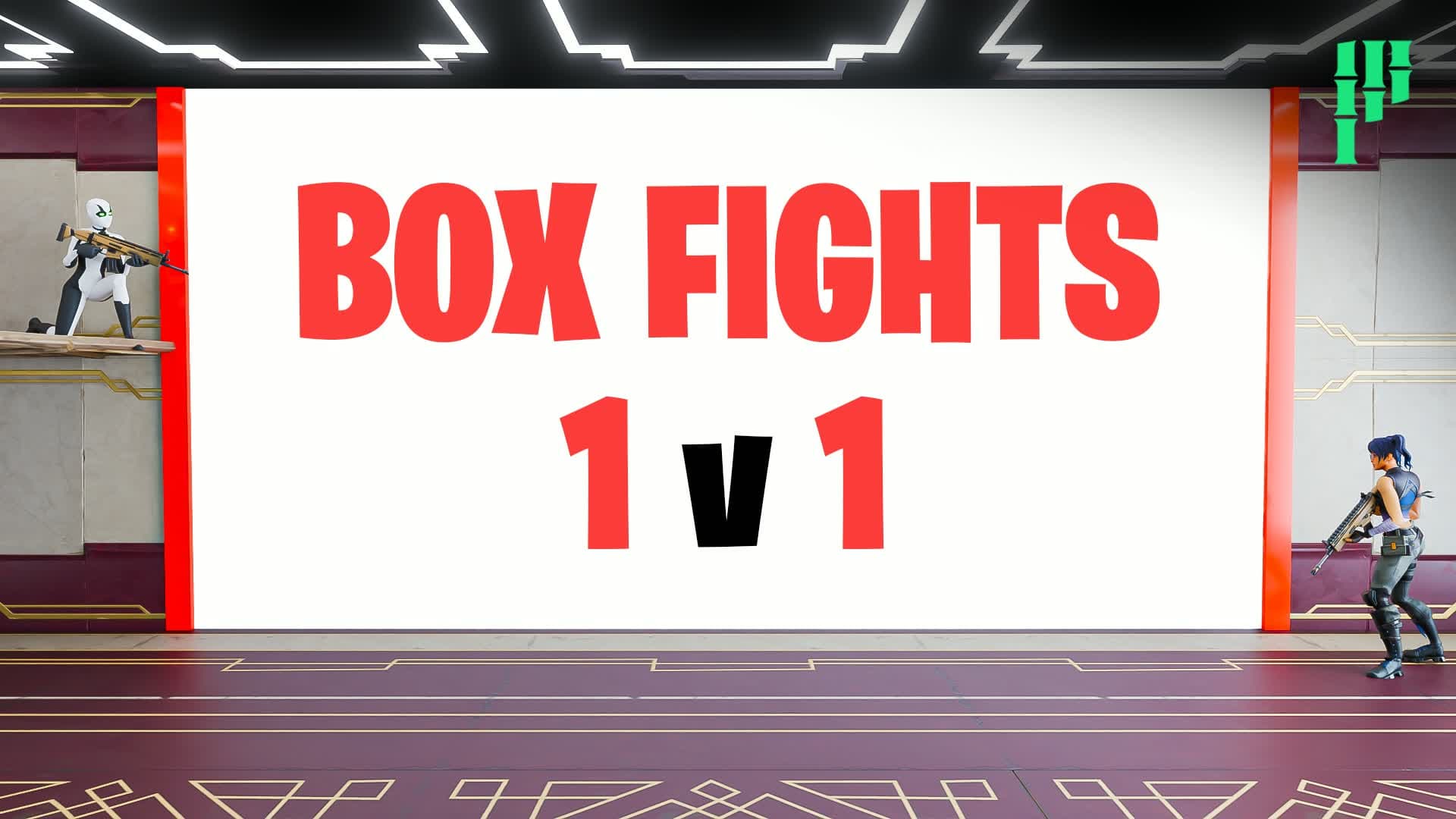 PANDVIL Box Fights (1v1) 📦 — Fortnite Creative map