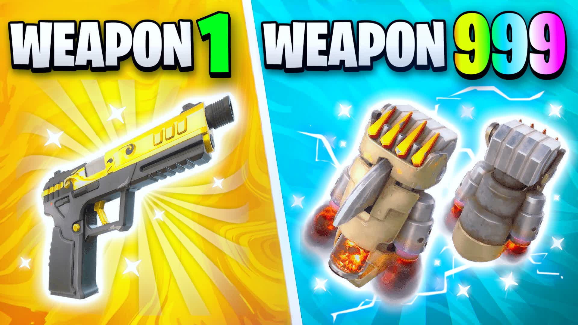 ⭐️ SUPER GUN GAME🔫 ONE SHOT DRIVE RP 🎯 — Fortnite Creative map