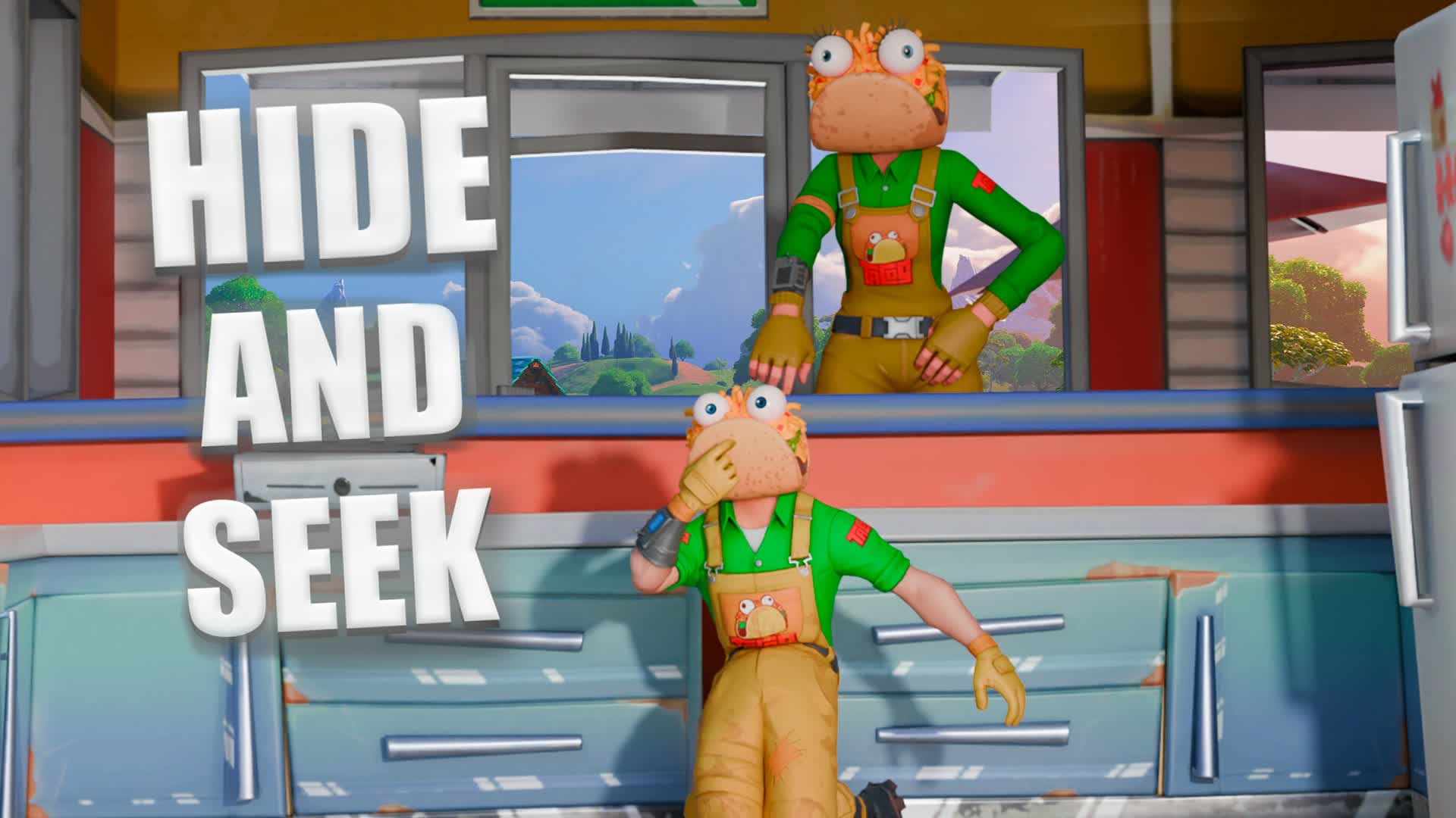 GREASY GROVE HIDE AND SEEK — Fortnite Creative map