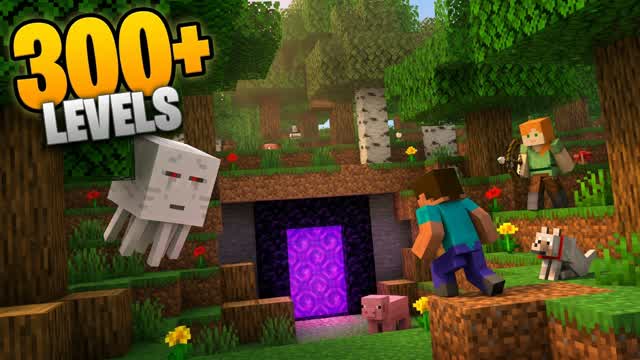PARKOUR 300+ - MINECRAFT — Fortnite Creative map