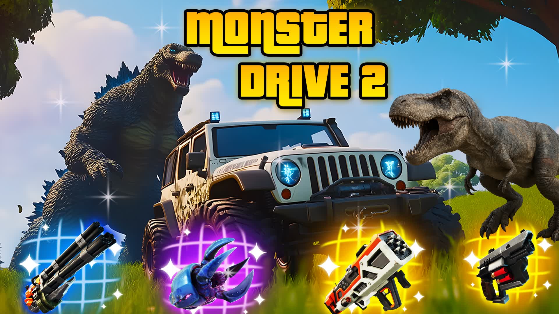 MONSTER DRIVE 2 — Fortnite Creative map