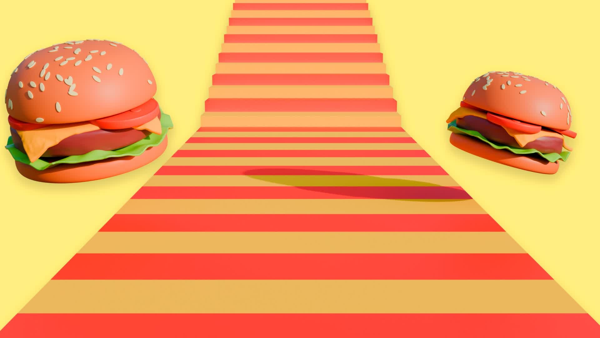 HAMBURGER OBBY🍔 — Fortnite Creative map