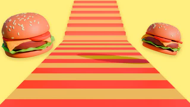 HAMBURGER OBBY🍔 — Fortnite Creative map