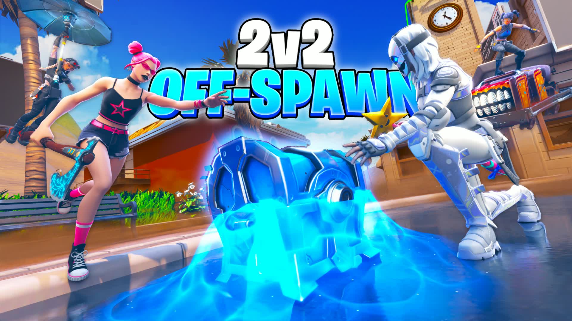 Realistic Off-Spawn 2v2 Practice β Fortnite Creative map