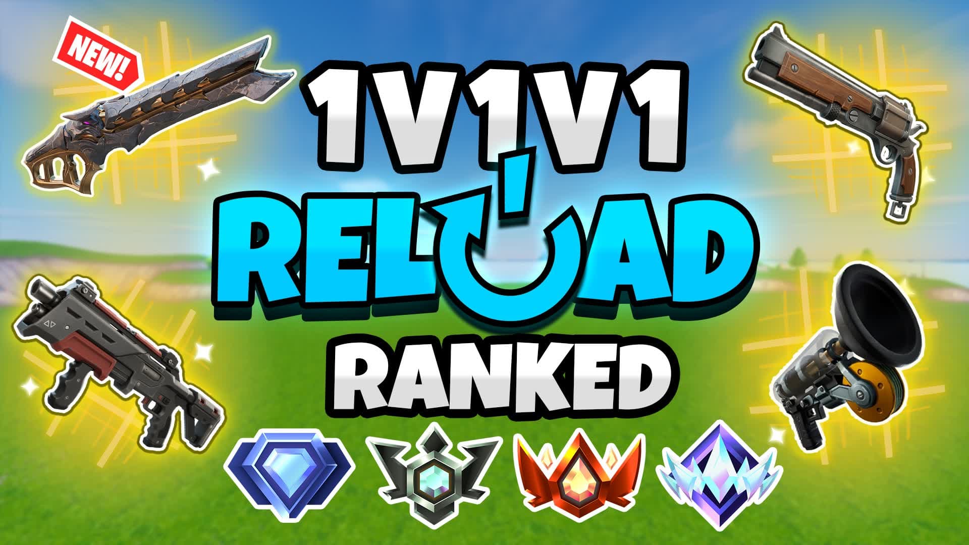 1V1V1 RANKED RELOAD 1V1 FREE FOR ALL — Fortnite Creative map